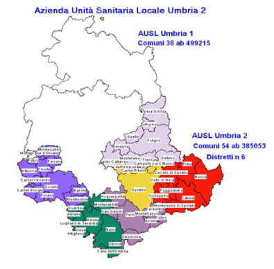 Figura 24.  Area USL 2 dell'Umbria
