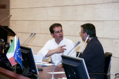 Da sinistra: Stefano Guarise (IZS PD) e Stefano Stabene (Ospedale Maggiore Lei)